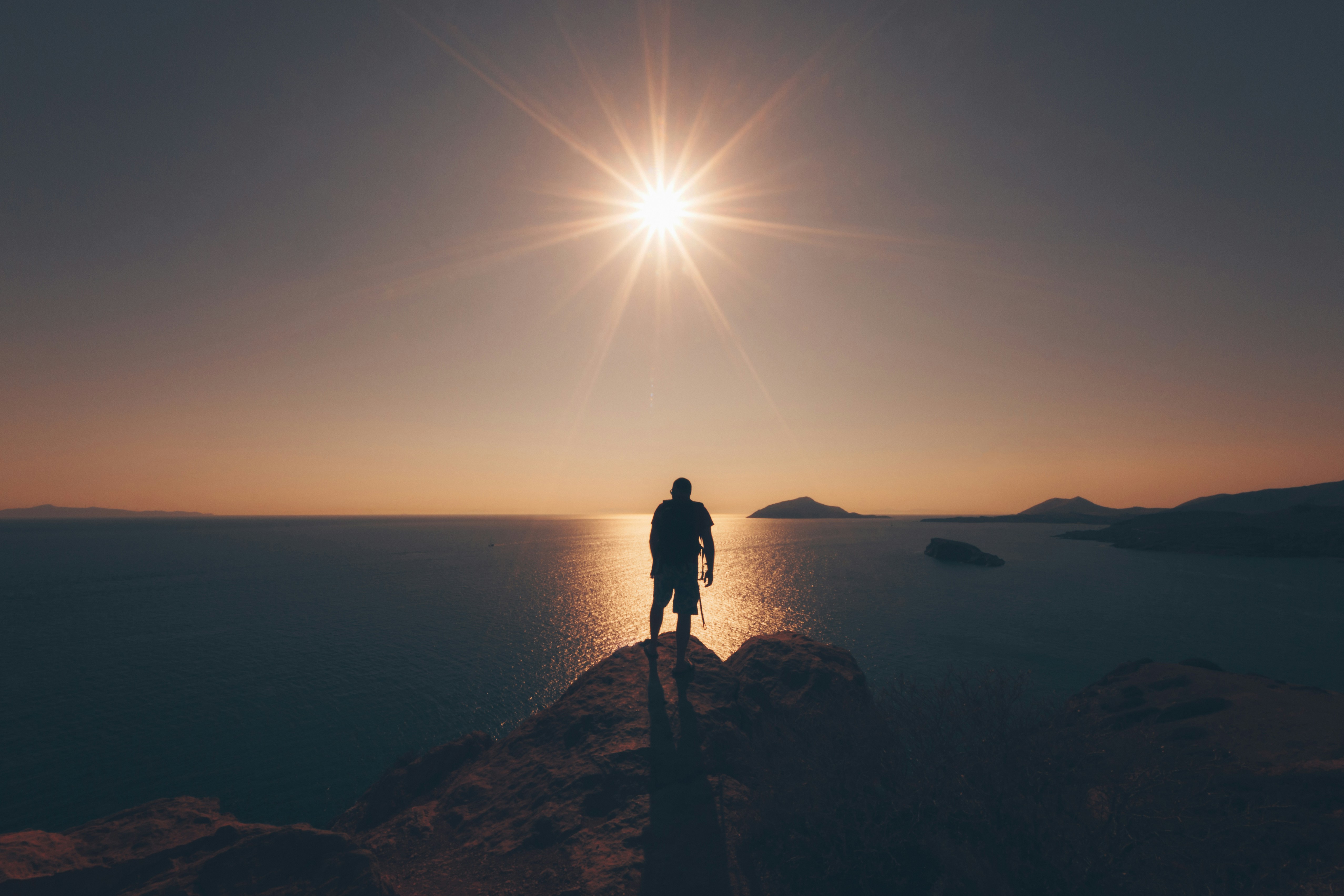 horizon soleil couchant