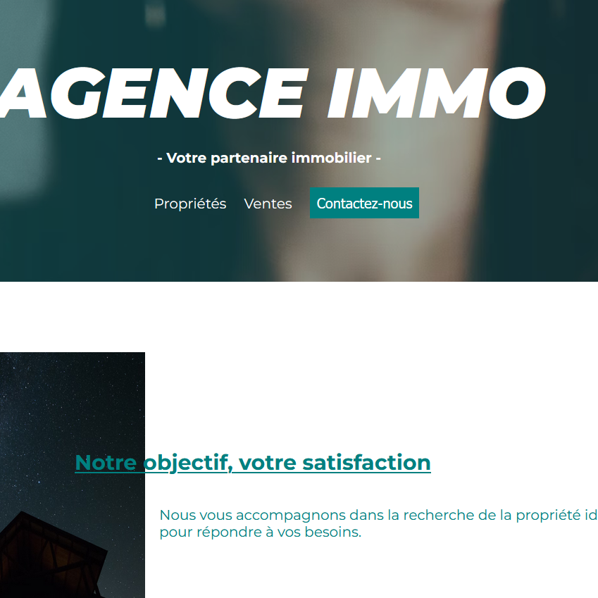 capture d'écran de mon examen en webstatique